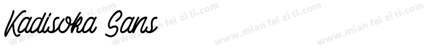 Kadisoka Sans字体转换